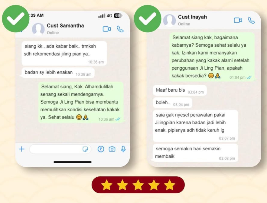 Testimoni penggunaan Ji Ling Pian #ginjalsehat #infeksisalurankemih #jilingpian